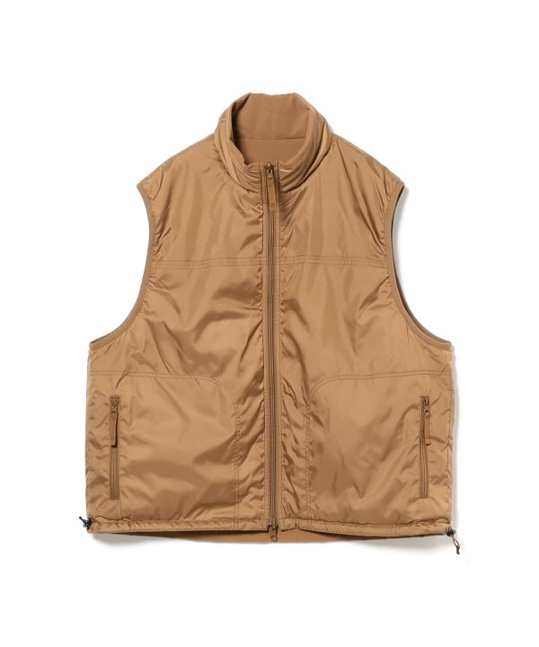 BEAMS（ビームス）Dermizax（TM） リバーシブル 中綿ベスト（トップス