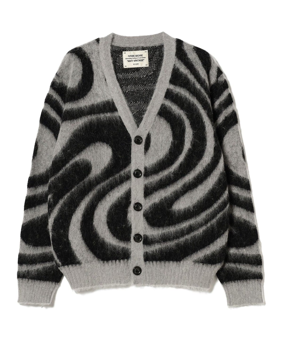BEAMS（ビームス）FUTURE ARCHIVE / MARBLE MOHAIR CARDIGAN（トップス