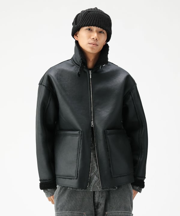 BEAMS（ビームス）【別注】UNIVERSAL OVERALL / Synthetic leather