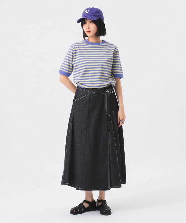 BEAMS BOY（ビームス ボーイ）ラップ プリーツ スカート（スカート