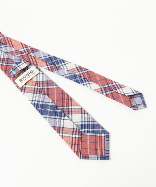 BEAMS BOY（ビームス ボーイ）マドラス チェック ネクタイ（スーツ