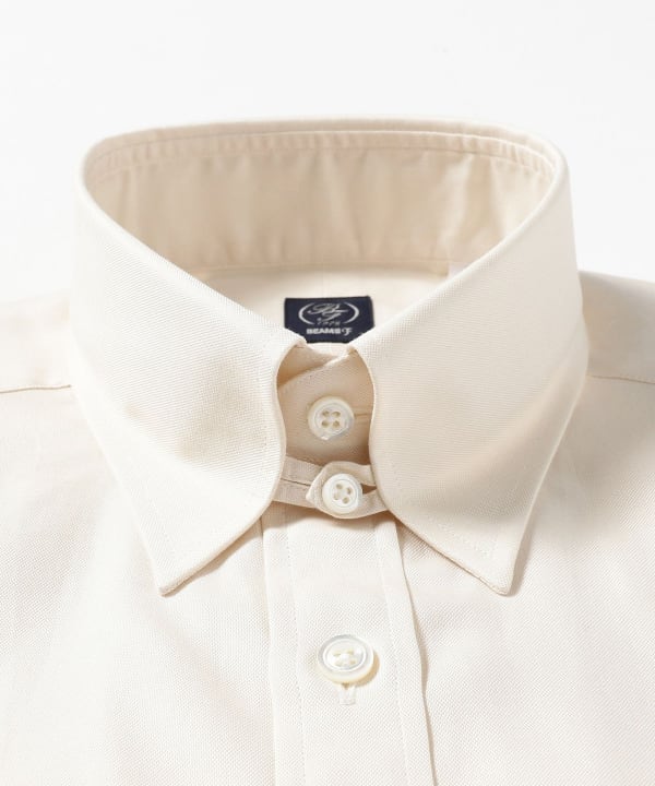 BEAMS F（ビームスF）オックスフォード シャンブレー タブカラーシャツ