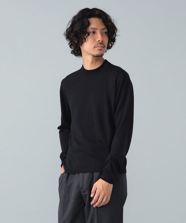 BEAMS F（ビームスF）【別注】LORENZONI / ウール ハイネック ニット