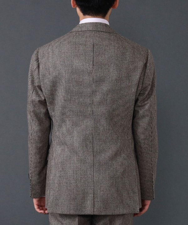 BEAMS F（ビームスF）HANDMADE CANONICO ウール ガンクラブチェック