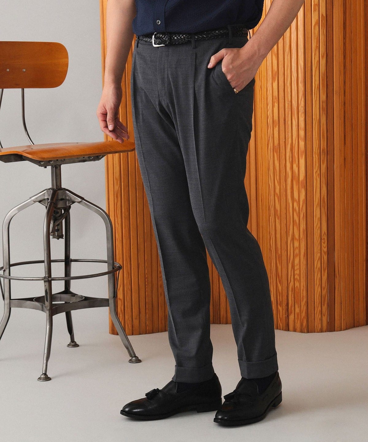 BEAMS F（ビームスF）【別注】PT TORINO / TRAVEL 1プリーツ