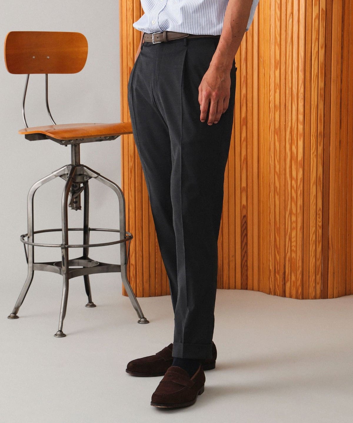 BEAMS F（ビームスF）【別注】PT TORINO / TRAVEL 1プリーツ