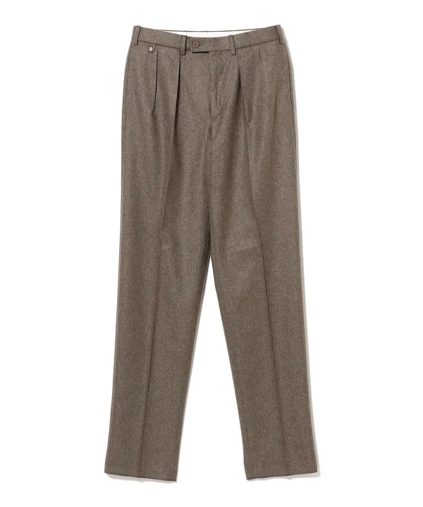 BEAMS F（ビームスF）ATELIER ZINS / ミックスファブリック 2プリーツ