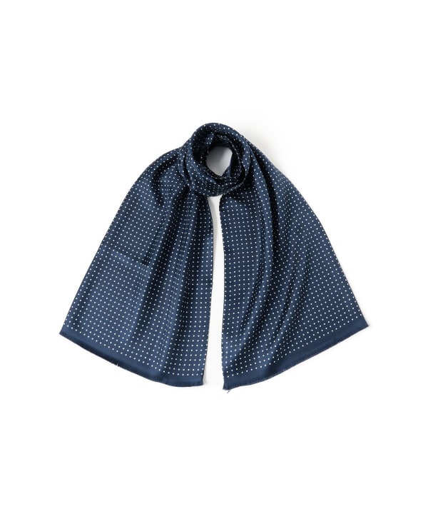 BEAMS F（ビームスF）Seaward & Stearn / シルク ドット ストール