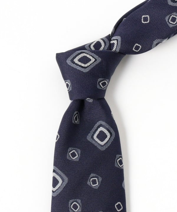 BEAMS F（ビームスF）Seaward & Stearn / シルク 小紋 ネクタイ