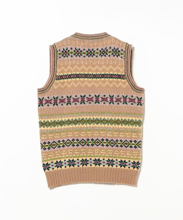 BEAMS PLUS（ビームス プラス）【別注】Jamieson's / Fairsile V-Neck