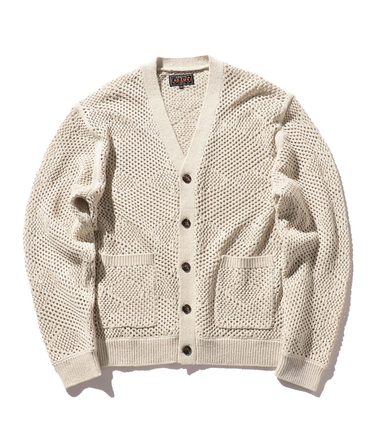 BEAMS PLUS（ビームス プラス）Cardigan Argyle Mesh（トップス