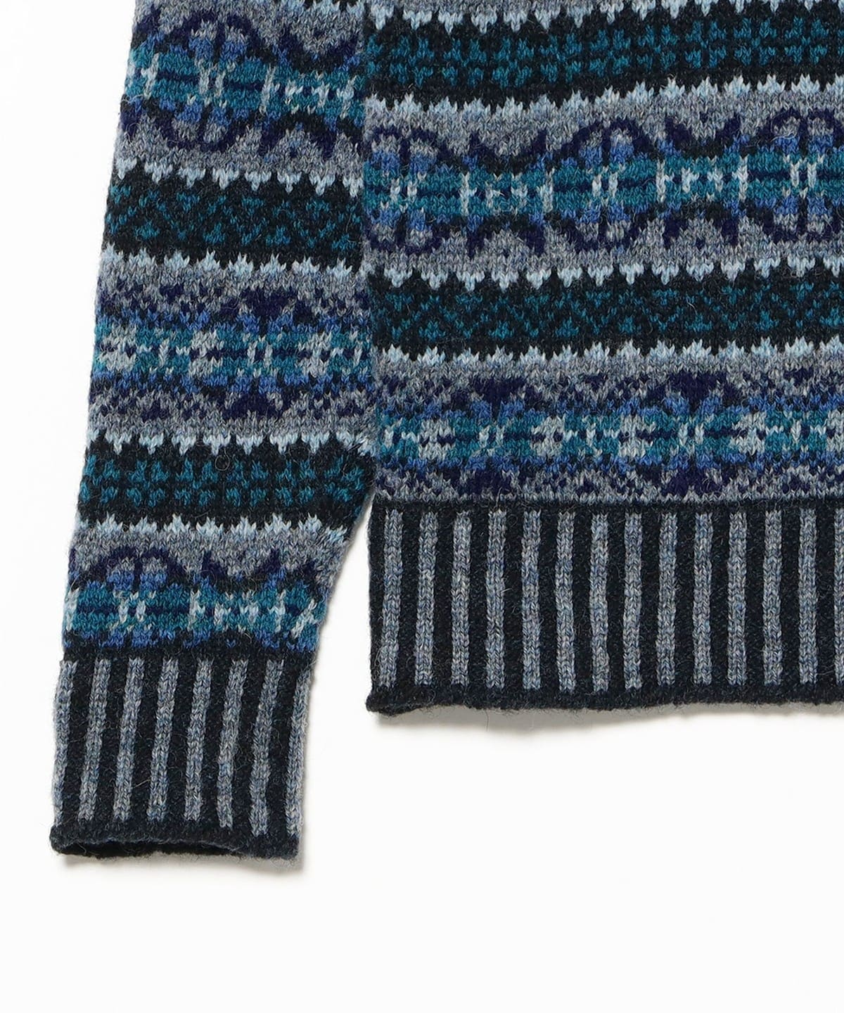 BEAMS PLUS（ビームス プラス）【別注】Jamieson's / Fairisle Deep V