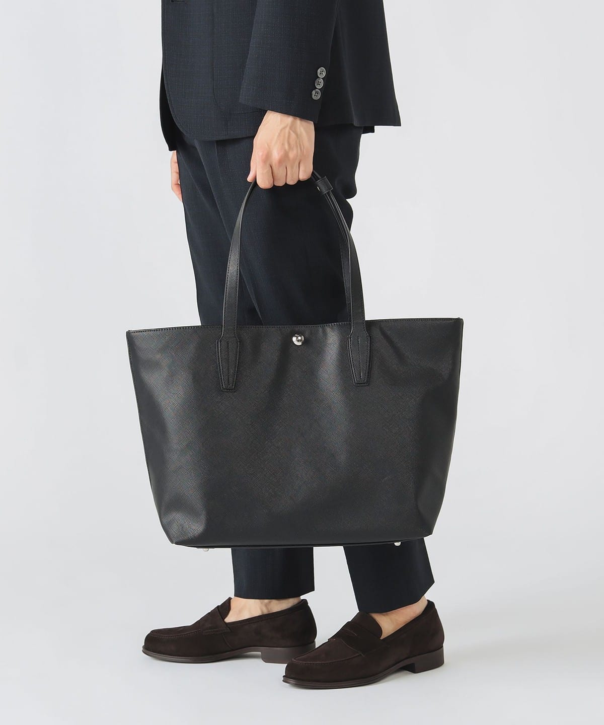 BEAMS HEART（ビームス ハート）フェイクレザー トートバッグ（バッグ