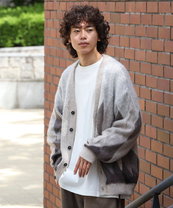 BEAMS HEART BEAMS HEART Shaggy Cardigan (Tops Cardigan) for sale