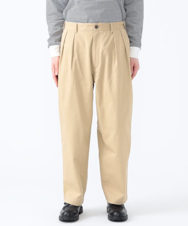 BEAMS HEART（ビームス ハート）2タック ワイド チノ パンツ（パンツ