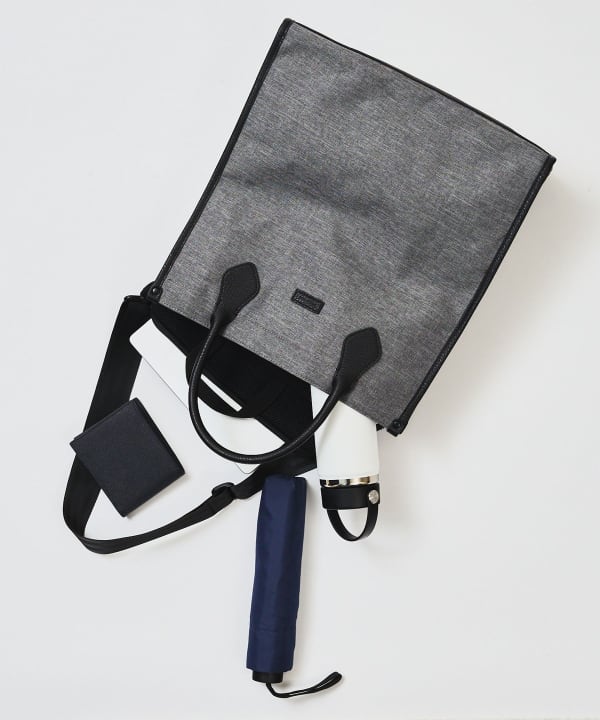 BEAMS HEART（ビームス ハート）ポリエステル 杢素材 2WAY トート