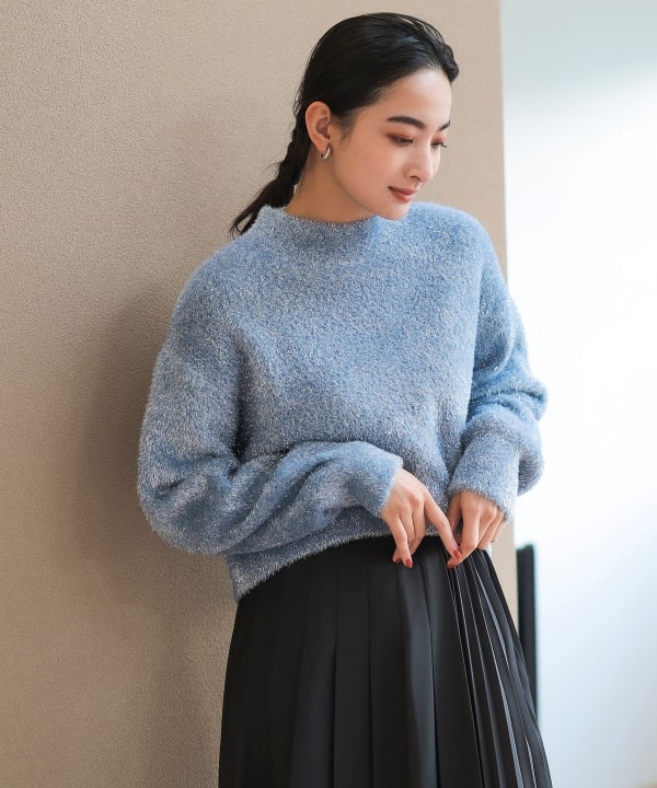 BEAMS HEART（ビームス ハート）【2/12再値下げ】ラメシャギー ニット