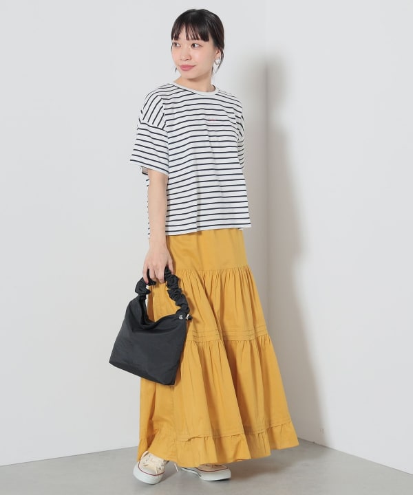 BEAMS HEART（ビームス ハート）タック ティアードスカート（スカート