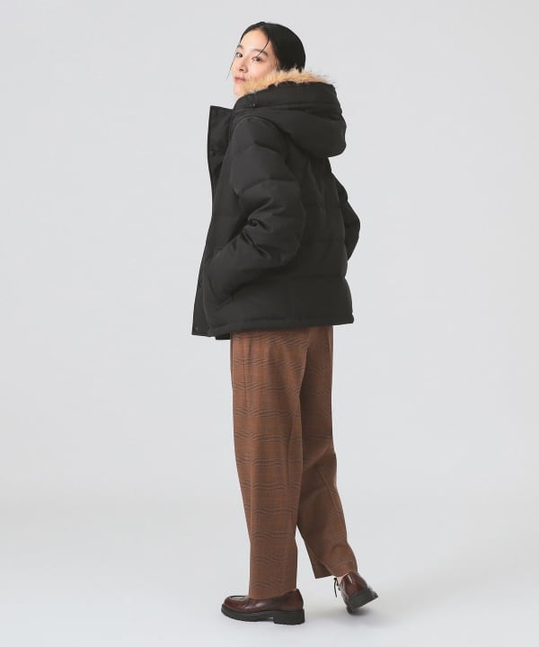 Ray BEAMS（レイ ビームス）DANTON / FAKE FUR HOODED DOWN JACKET