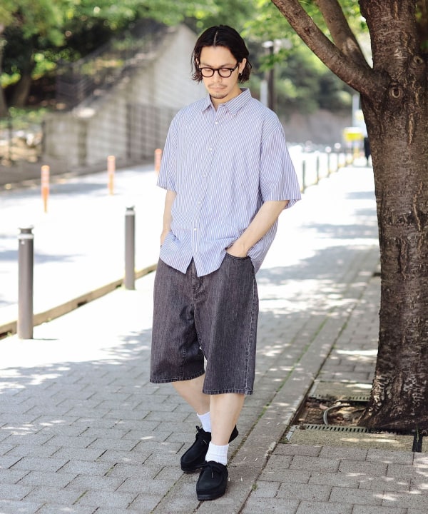 B:MING by BEAMS（ビーミング by ビームス）バギーデニム ショーツ