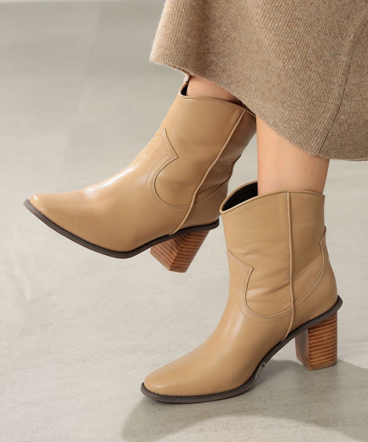 B:MING by BEAMS（ビーミング by ビームス）ウエスタン ブーツ（22.5