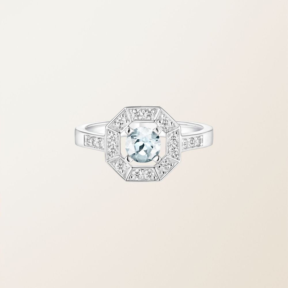 エンゲージリング アクアマリン | フランス製