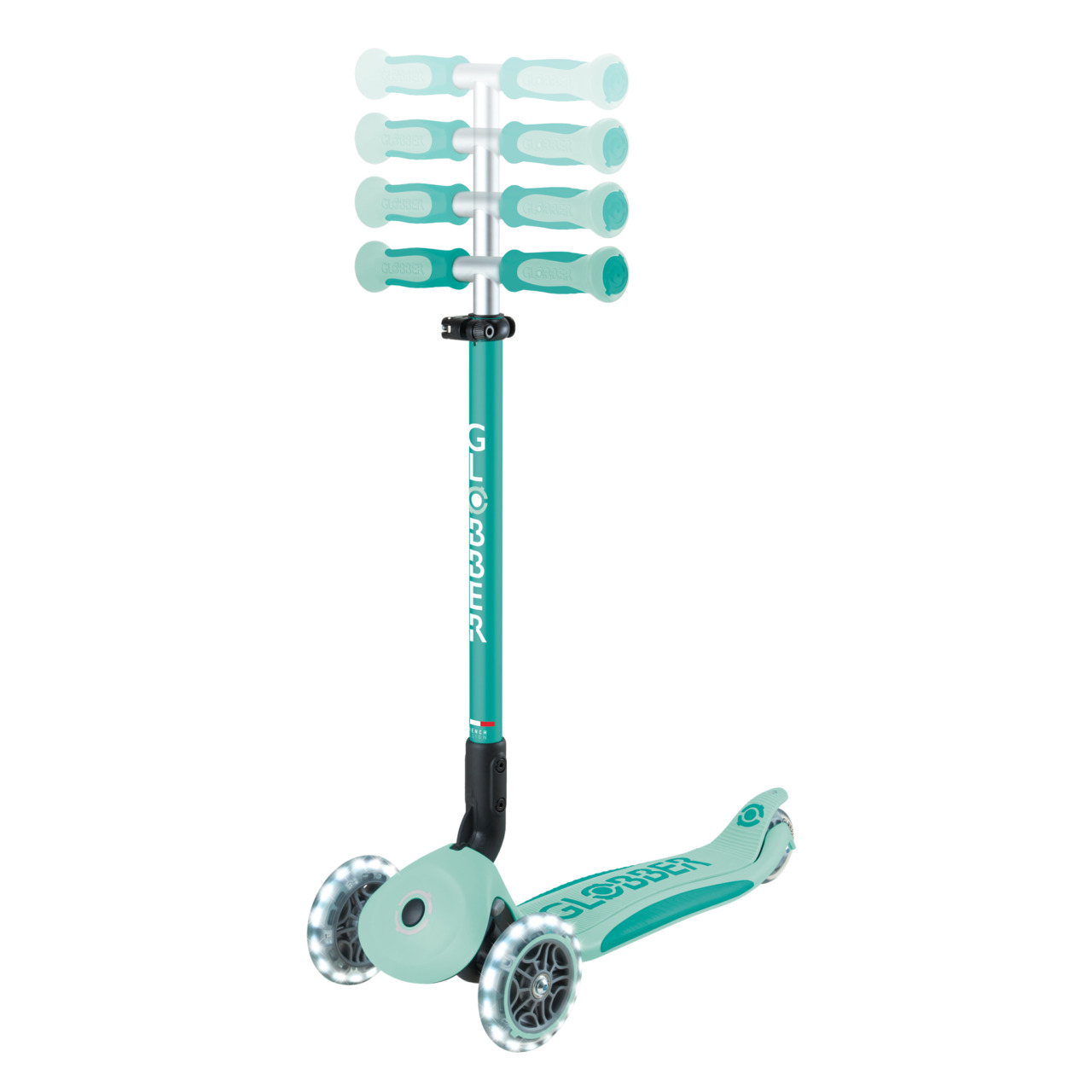 Sit-and-Ride 360° Scooter: GO•UP DELUXE LIGHTS 360°– Globber