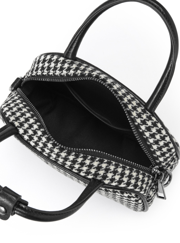 2Way千鳥柄ボストンバッグ[at2385] | レディースファッション通販の