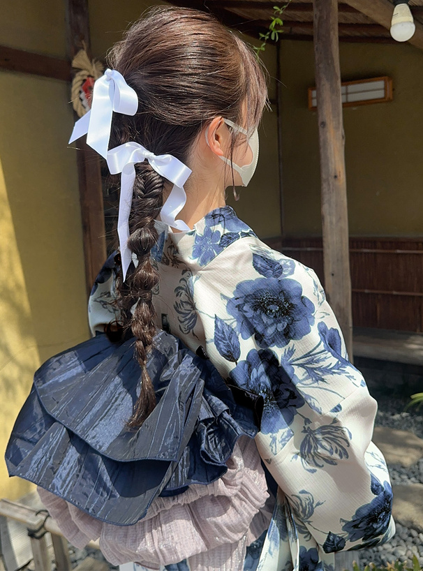 水彩花柄浴衣セット[gi1519] | レディースファッション通販のグレイル