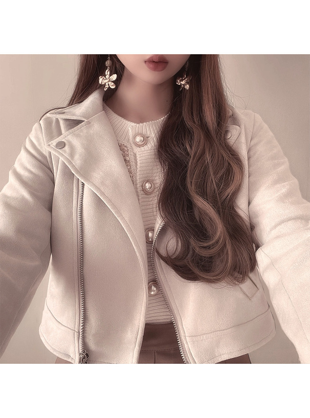 スエードライダースジャケット[k8453v] | レディースファッション通販