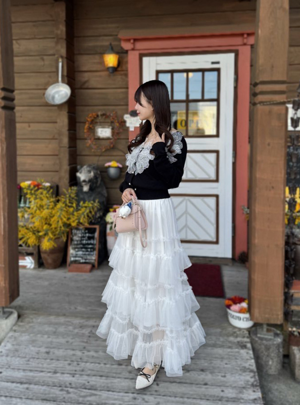 ティアードチュールスカート[sm285] | レディースファッション通販の