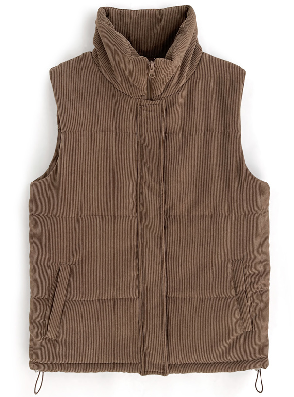 コーデュロイ中綿ダウンベスト[snk985] | レディースファッション通販