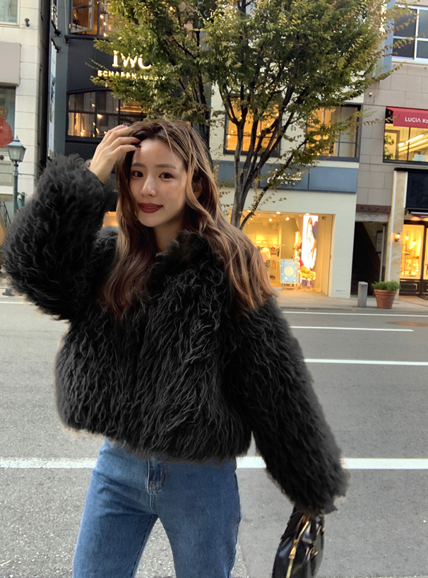 シャギーファーブルゾン[qu103] | レディースファッション通販の