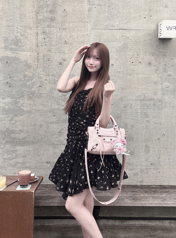 花柄ドロストイレヘムキャミミニワンピース[tu1658] | レディース