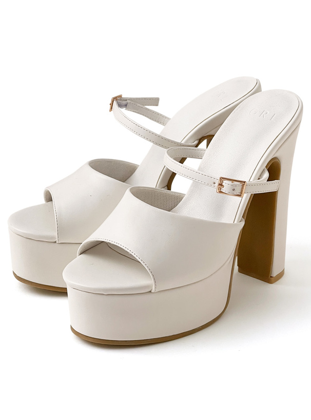 フリージア チャンキーヒールミュールサンダル[zr1132] | レディース