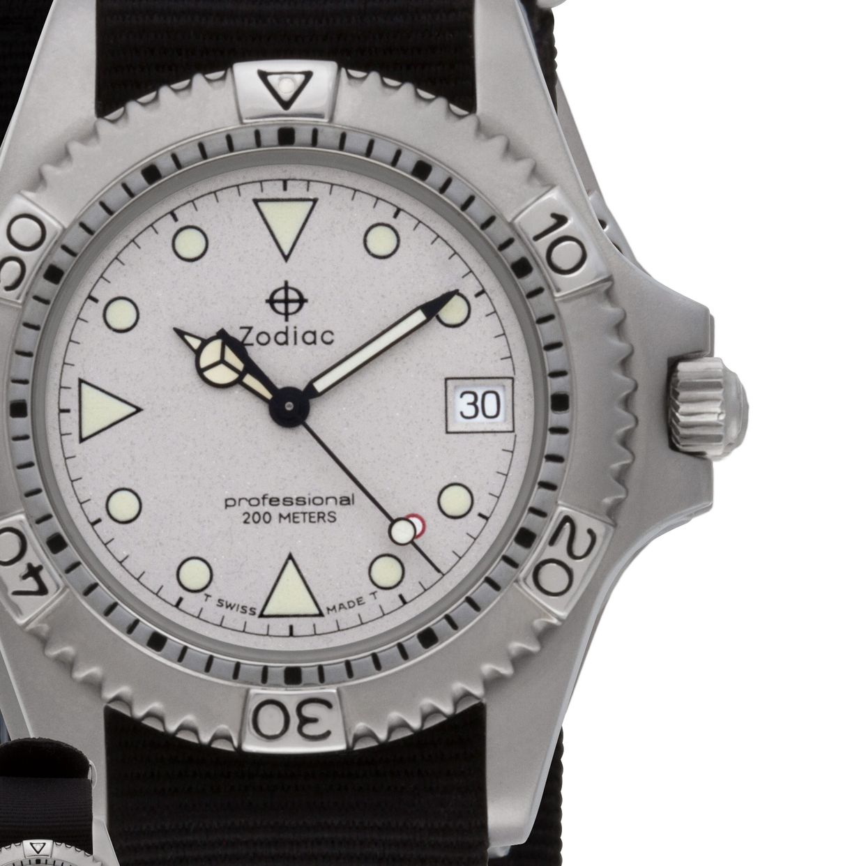 Preowned Zodiac Professional Stainless Steel 38mm W521244