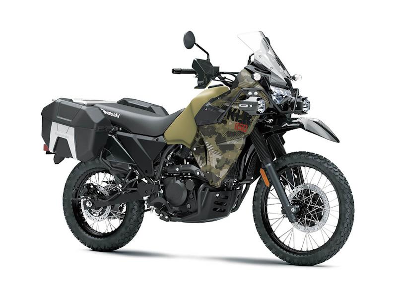 2025 Kawasaki KLR®650 Adventure ABS Cypher Camo Beige | CC