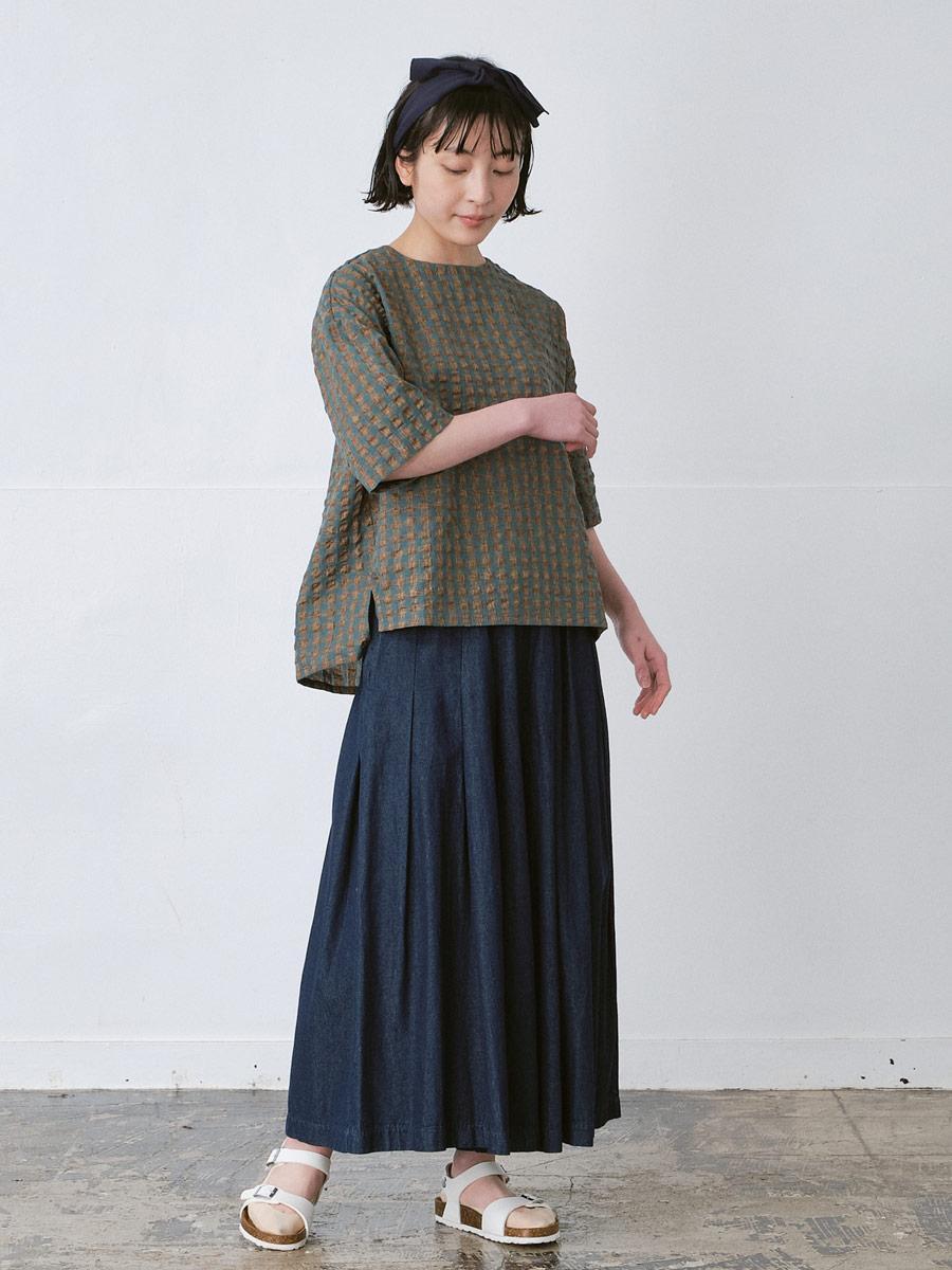 ガウチョパンツ ワンウォッシュデニム | パンツ9ブタケ | 【公式】D*g