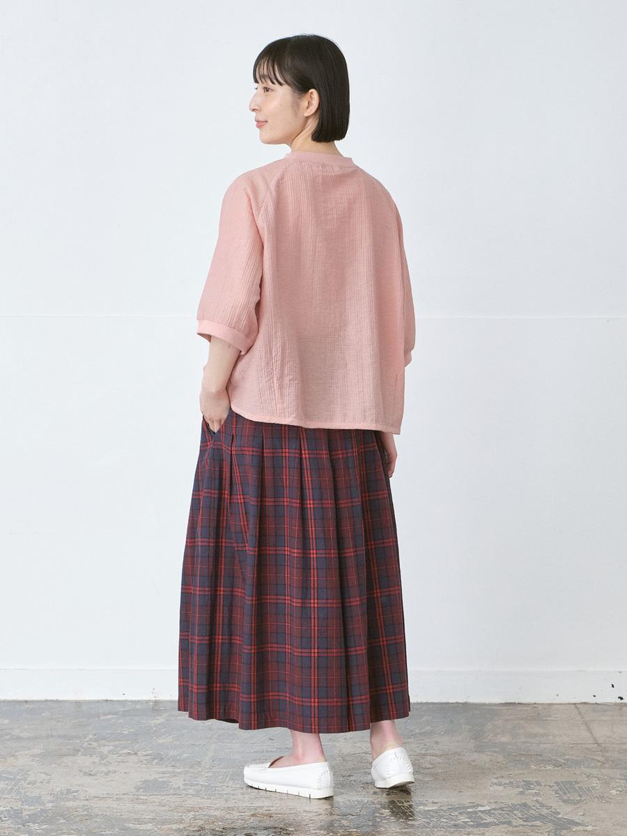 ガウチョパンツ 綿オックスチェック | パンツフルレングス | 【公式】D