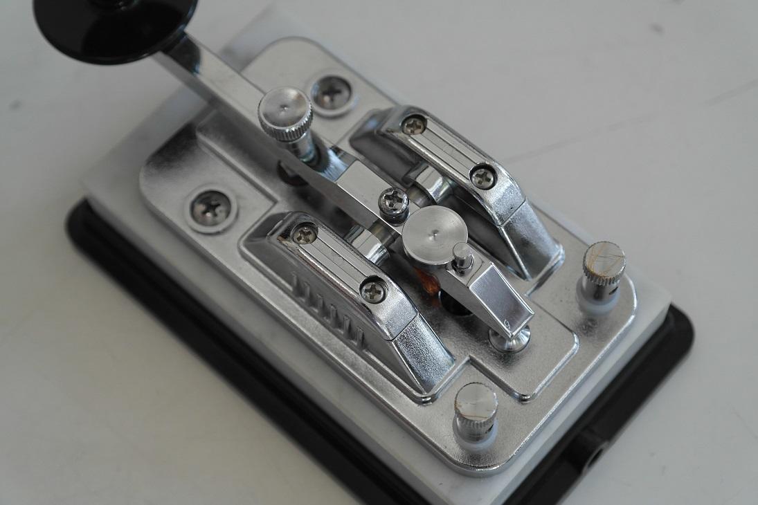 Second Hand Himound HK‑702 Straight Morse Key with 3.5mm Plug