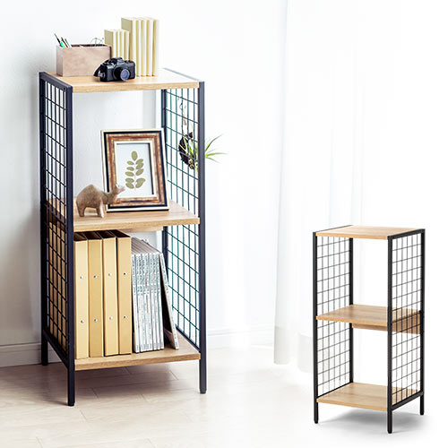 オープンラック（木製・シェルフ・アイアン・メッシュ・リビング