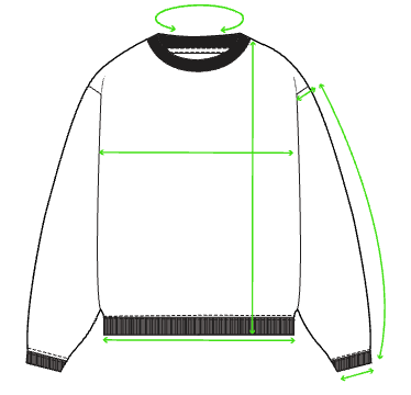 Relaxed Fit Mor Renkli Erkek Sweatshirt - SWEATSHIRT 303 – LES