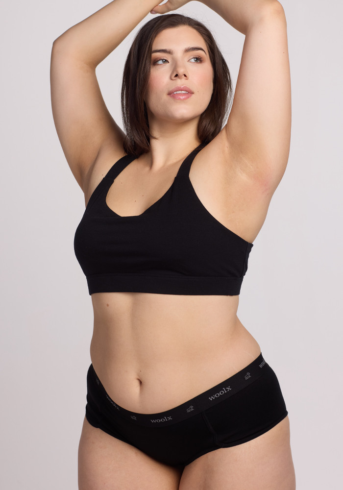 Womens Merino Boy Short Underwear - Woolx Lila