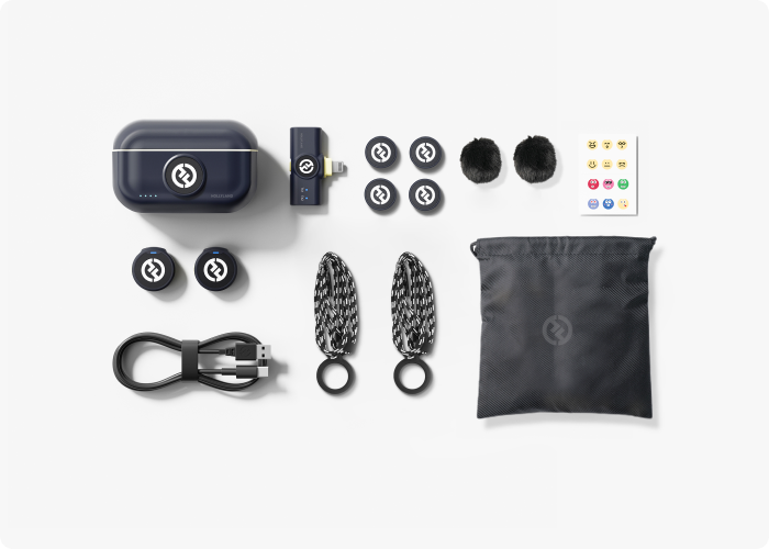 Hollyland LARK M2 - ワイヤレスミニマイク | ボタンマイク - Hollyland