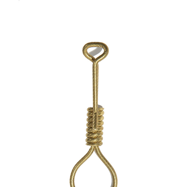 X-Large Peanuts Opentype (Brass) X ROPED All Brass Noose Key Chain