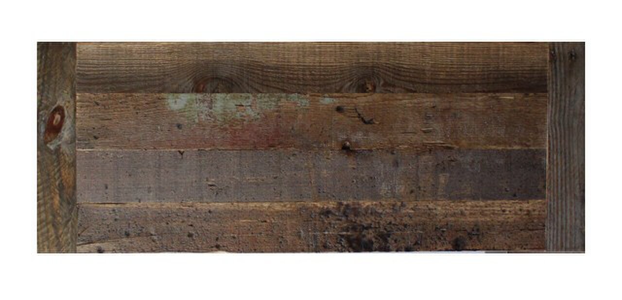 古材栗板リメイク 重厚な超ローテーブル シェルフ 置台などに 古材栗板