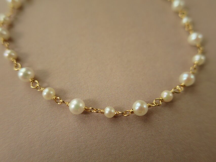 K18 あこやパール ブレスレット | iichi 日々の暮らしを心地よくする