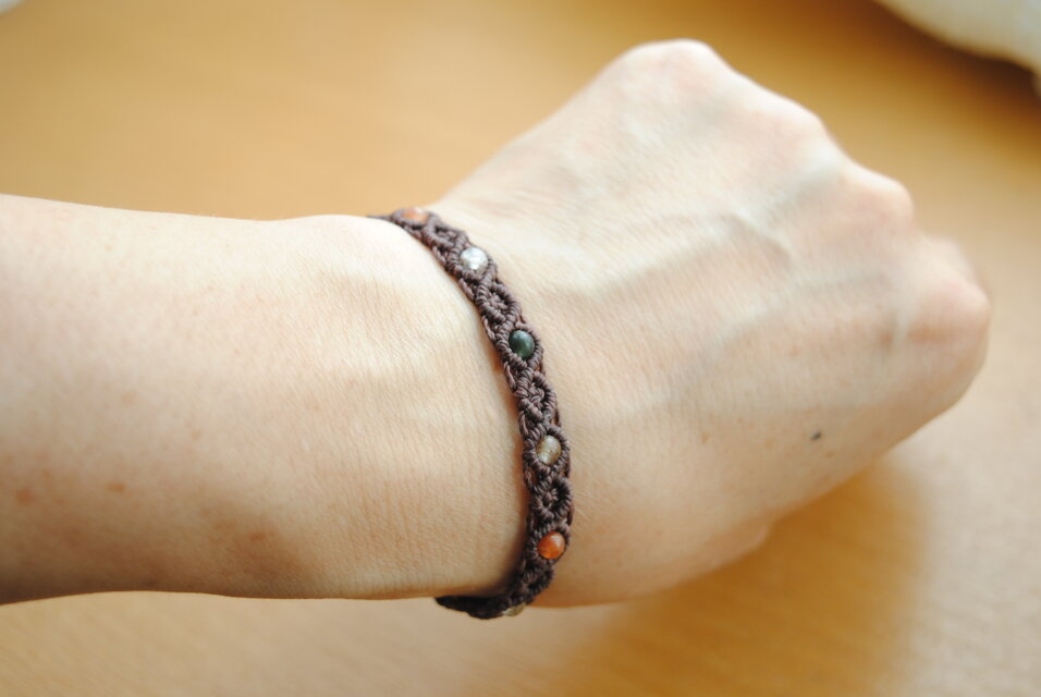 ミックスルチルクォーツブレスレット＊4㎜ | iichi 日々の暮らしを