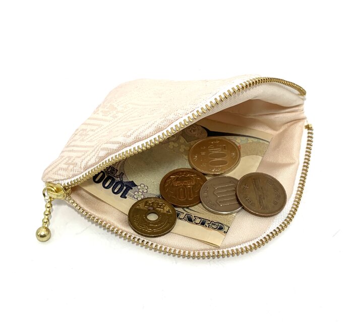 現品1点のみ!!】HAJIME AYUMU 高級花柄付き着物帯リメイクL字財布