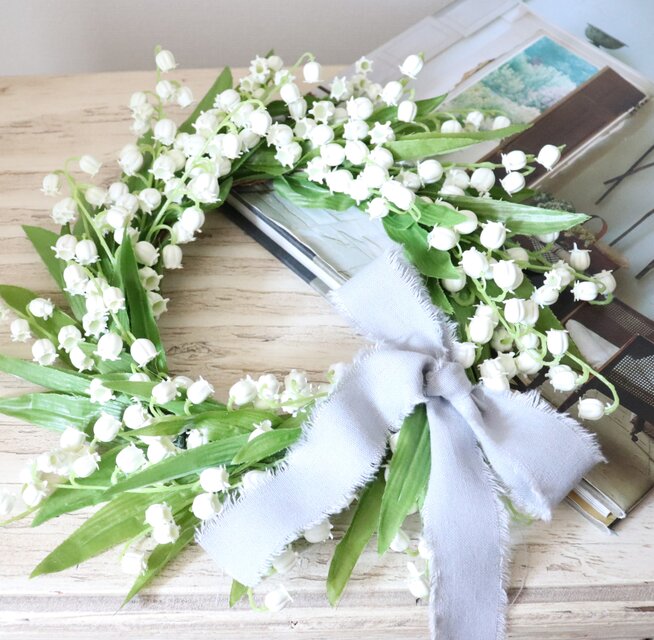 New☆すずらんリース（アーティフィシャルフラワー） | iichi 日々の